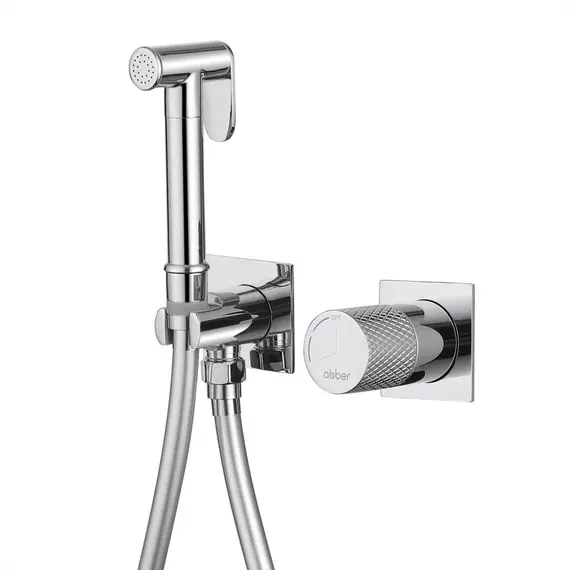 СМЕСИТЕЛЬ ABBER RUND AF8725 С ГИГИЕНИЧЕСКИМ ДУШЕМ, ХРОМ