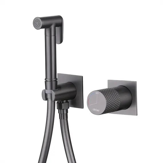 СМЕСИТЕЛЬ ABBER RUND AF8725NG С ГИГИЕНИЧЕСКИМ ДУШЕМ, НИКЕЛЬ