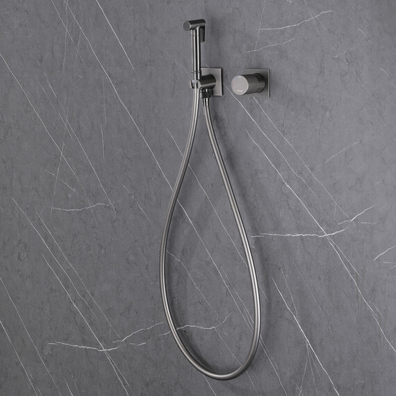 СМЕСИТЕЛЬ ABBER RUND AF8725NG С ГИГИЕНИЧЕСКИМ ДУШЕМ, НИКЕЛЬ