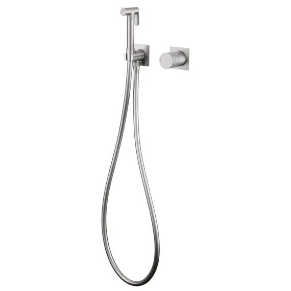 СМЕСИТЕЛЬ ABBER RUND AF8725SP С ГИГИЕНИЧЕСКИМ ДУШЕМ, САТИН