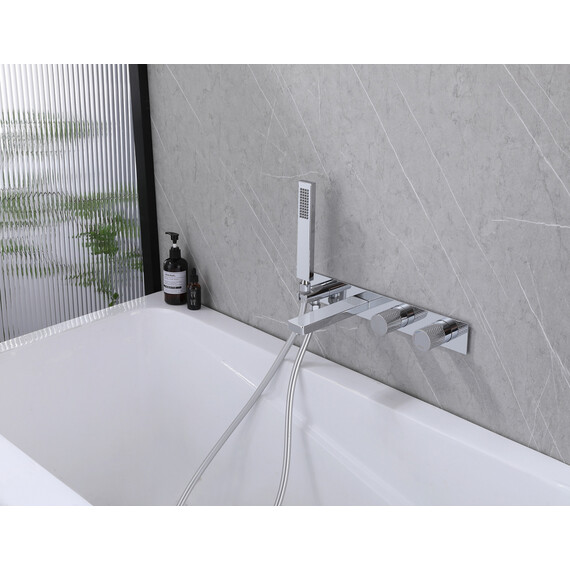 СМЕСИТЕЛЬ ABBER RUND AF8730 ДЛЯ ВАННЫ СКРЫТОГО МОНТАЖА, ХРОМ