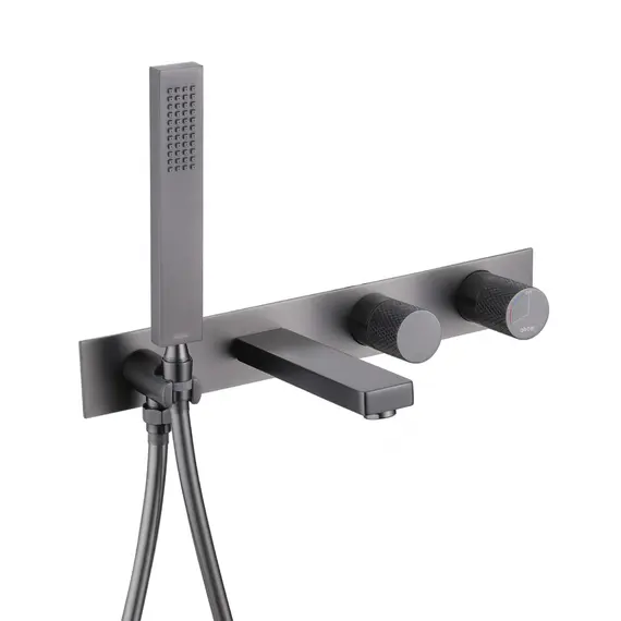 СМЕСИТЕЛЬ ABBER RUND AF8730NG ДЛЯ ВАННЫ СКРЫТОГО МОНТАЖА, НИКЕЛЬ