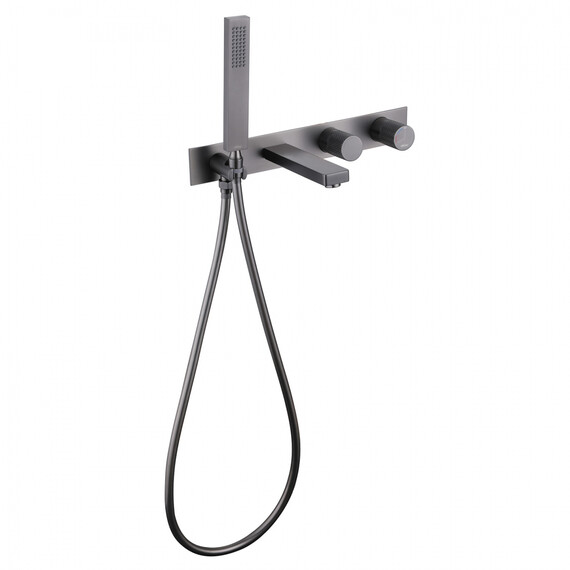 СМЕСИТЕЛЬ ABBER RUND AF8730NG ДЛЯ ВАННЫ СКРЫТОГО МОНТАЖА, НИКЕЛЬ