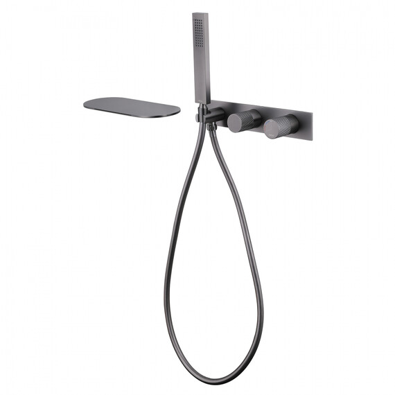 СМЕСИТЕЛЬ ABBER RUND AF8731NG ДЛЯ ВАННЫ СКРЫТОГО МОНТАЖА, НИКЕЛЬ