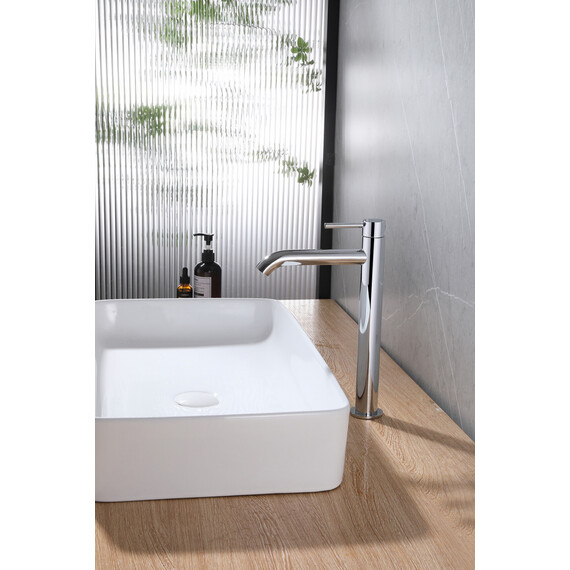 СМЕСИТЕЛЬ ABBER WASSER KREIS AF8111 ДЛЯ НАКЛАДНОЙ РАКОВИНЫ, ХРОМ