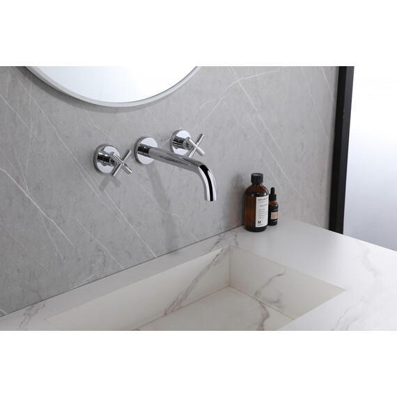 СМЕСИТЕЛЬ ABBER WASSER KREIS AF81121 ДЛЯ РАКОВИНЫ СКРЫТОГО МОНТАЖА, ХРОМ