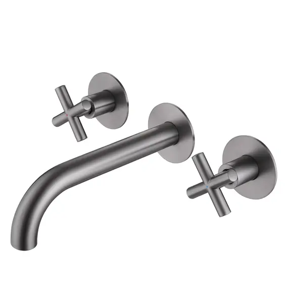 СМЕСИТЕЛЬ ABBER WASSER KREIS AF81121NG ДЛЯ РАКОВИНЫ СКРЫТОГО МОНТАЖА, НИКЕЛЬ