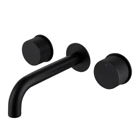 СМЕСИТЕЛЬ ABBER WASSER KREIS AF81122B ДЛЯ РАКОВИНЫ СКРЫТОГО МОНТАЖА, ЧЕРНЫЙ МАТОВЫЙ