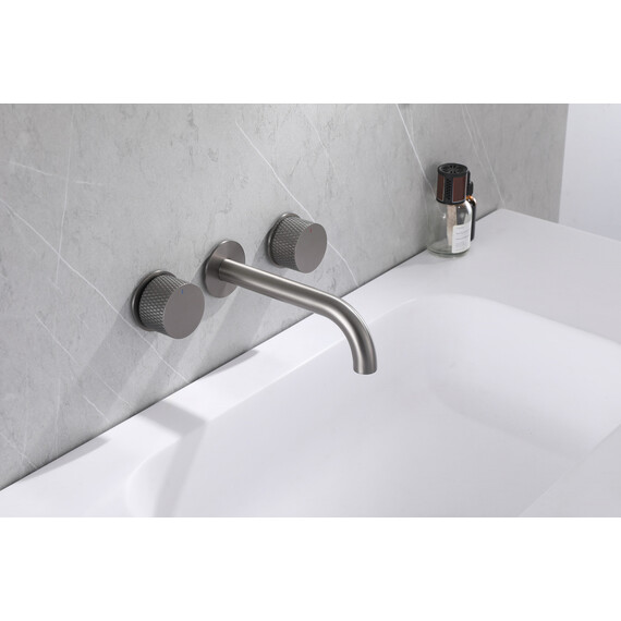 СМЕСИТЕЛЬ ABBER WASSER KREIS AF81122NG ДЛЯ РАКОВИНЫ СКРЫТОГО МОНТАЖА, НИКЕЛЬ