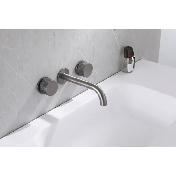 СМЕСИТЕЛЬ ABBER WASSER KREIS AF81122NG ДЛЯ РАКОВИНЫ СКРЫТОГО МОНТАЖА, НИКЕЛЬ