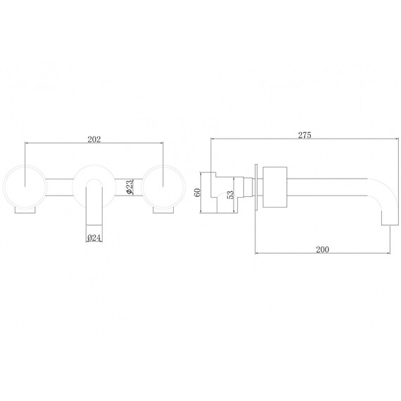 СМЕСИТЕЛЬ ABBER WASSER KREIS AF81122RG ДЛЯ РАКОВИНЫ СКРЫТОГО МОНТАЖА, РОЗОВОЕ ЗОЛОТО