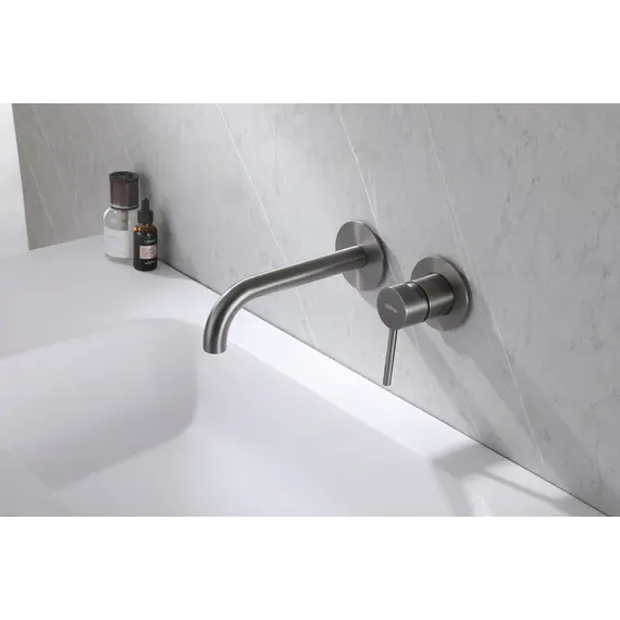 СМЕСИТЕЛЬ ABBER WASSER KREIS AF8112NG ДЛЯ РАКОВИНЫ СКРЫТОГО МОНТАЖА, НИКЕЛЬ