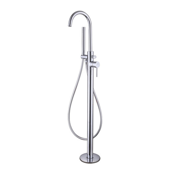 СМЕСИТЕЛЬ ABBER WASSER KREIS AF8115N НАПОЛЬНЫЙ ДЛЯ ВАННЫ, ХРОМ