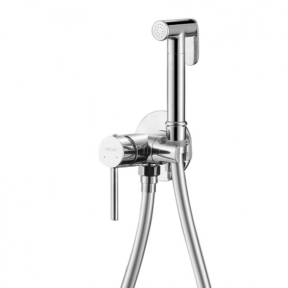 СМЕСИТЕЛЬ ABBER WASSER KREIS AF8125 С ГИГИЕНИЧЕСКИМ ДУШЕМ, ХРОМ