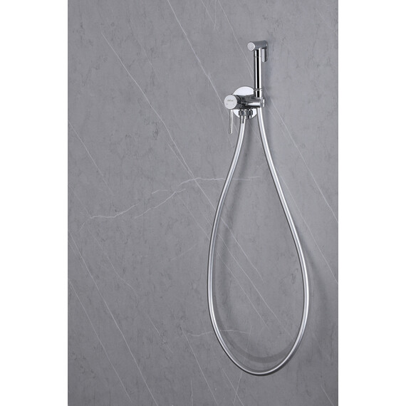 СМЕСИТЕЛЬ ABBER WASSER KREIS AF8125 С ГИГИЕНИЧЕСКИМ ДУШЕМ, ХРОМ