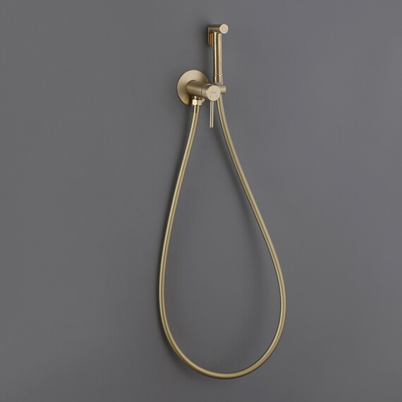 СМЕСИТЕЛЬ ABBER WASSER KREIS AF8125G С ГИГИЕНИЧЕСКИМ ДУШЕМ, ЗОЛОТО МАТОВОЕ