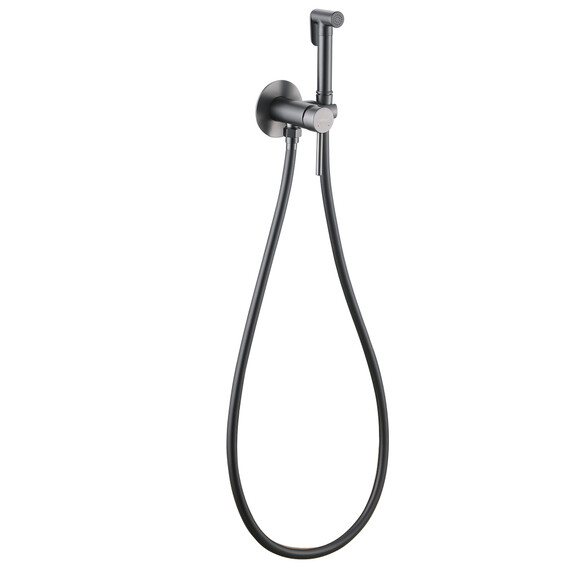 СМЕСИТЕЛЬ ABBER WASSER KREIS AF8125NG С ГИГИЕНИЧЕСКИМ ДУШЕМ, НИКЕЛЬ