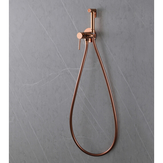 СМЕСИТЕЛЬ ABBER WASSER KREIS AF8125RG С ГИГИЕНИЧЕСКИМ ДУШЕМ, РОЗОВОЕ ЗОЛОТО