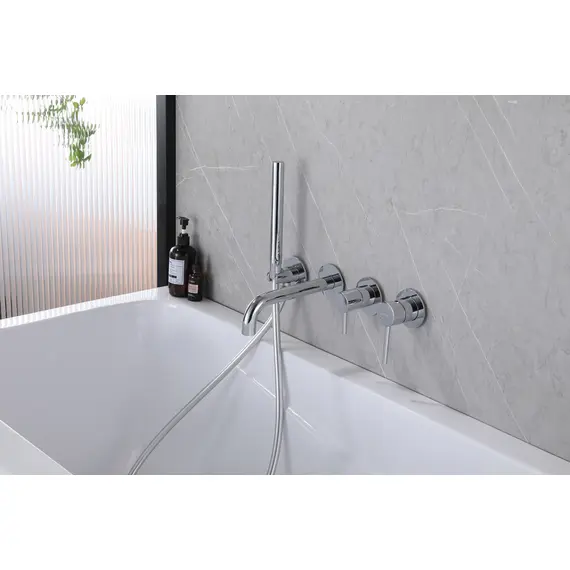 СМЕСИТЕЛЬ ABBER WASSER KREIS AF8130 ДЛЯ ВАННЫ СКРЫТОГО МОНТАЖА, ХРОМ