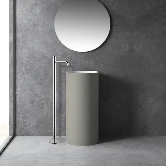 СМЕСИТЕЛЬ ABBER WASSER KREIS AF8140 НАПОЛЬНЫЙ ДЛЯ РАКОВИНЫ, ХРОМ