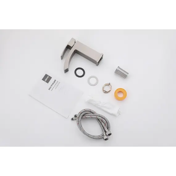 СМЕСИТЕЛЬ ABBER WASSERFALL AF8610SP ДЛЯ РАКОВИНЫ, САТИН