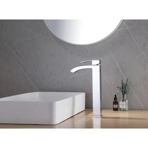 СМЕСИТЕЛЬ ABBER WASSERFALL AF8611 ДЛЯ НАКЛАДНОЙ РАКОВИНЫ, ХРОМ