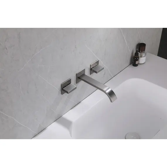 СМЕСИТЕЛЬ ABBER WASSERFALL AF8612NG ДЛЯ РАКОВИНЫ СКРЫТОГО МОНТАЖА, НИКЕЛЬ