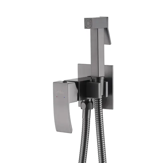 СМЕСИТЕЛЬ ABBER WASSERFALL AF8625NG С ГИГИЕНИЧЕСКИМ ДУШЕМ, НИКЕЛЬ