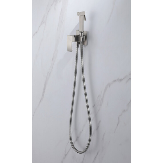 СМЕСИТЕЛЬ ABBER WASSERFALL AF8625SP С ГИГИЕНИЧЕСКИМ ДУШЕМ, САТИН