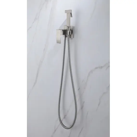 СМЕСИТЕЛЬ ABBER WASSERFALL AF8625SP С ГИГИЕНИЧЕСКИМ ДУШЕМ, САТИН