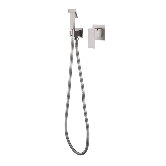 СМЕСИТЕЛЬ ABBER DAHEIM AF8225SP С ГИГИЕНИЧЕСКИМ ДУШЕМ, САТИН