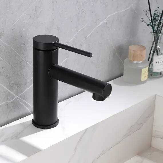 СМЕСИТЕЛЬ ABBER EMOTION AF8810B ДЛЯ РАКОВИНЫ, ЧЕРНЫЙ МАТОВЫЙ