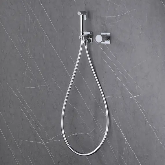 СМЕСИТЕЛЬ ABBER RUND AF8725 С ГИГИЕНИЧЕСКИМ ДУШЕМ, ХРОМ