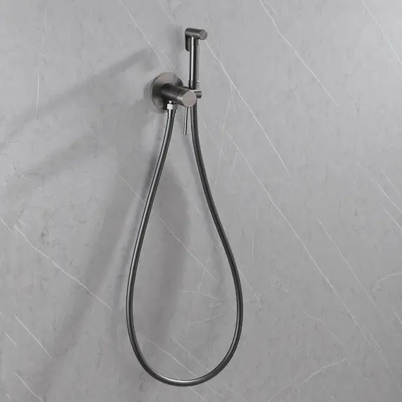 СМЕСИТЕЛЬ ABBER WASSER KREIS AF8125NG С ГИГИЕНИЧЕСКИМ ДУШЕМ, НИКЕЛЬ