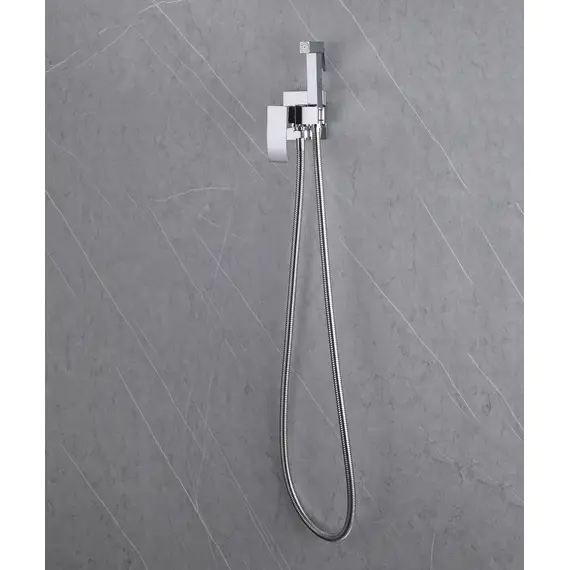 СМЕСИТЕЛЬ ABBER WASSERFALL AF8625 С ГИГИЕНИЧЕСКИМ ДУШЕМ, ХРОМ