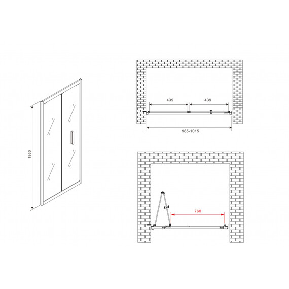 ДУШЕВАЯ ДВЕРЬ ABBER SONNENSTRAND AG07100