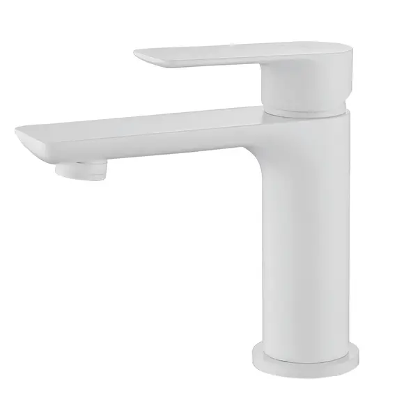 СМЕСИТЕЛЬ ABBER WEISS INSEL AF8010FW ДЛЯ РАКОВИНЫ, БЕЛЫЙ МАТОВЫЙ