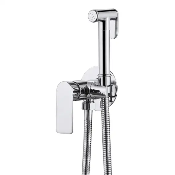 СМЕСИТЕЛЬ ABBER WEISS INSEL AF8025 С ГИГИЕНИЧЕСКИМ ДУШЕМ, ХРОМ