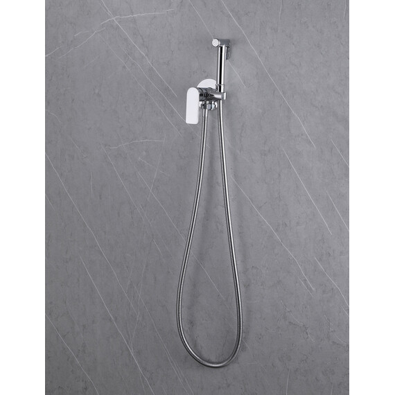 СМЕСИТЕЛЬ ABBER WEISS INSEL AF8025 С ГИГИЕНИЧЕСКИМ ДУШЕМ, ХРОМ