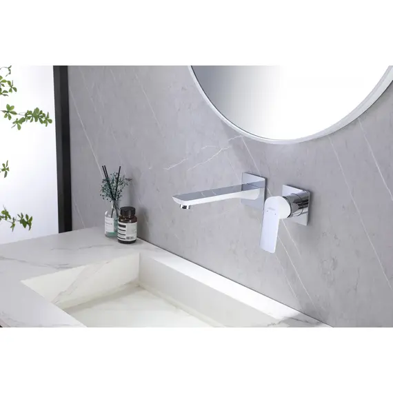 СМЕСИТЕЛЬ ABBER WEISS INSEL AF8082B ДЛЯ РАКОВИНЫ СКРЫТОГО МОНТАЖА, ЧЕРНЫЙ МАТОВЫЙ