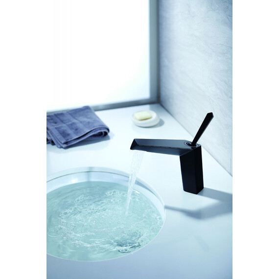 СМЕСИТЕЛЬ ABBER ZEITLOS AF8910B ДЛЯ РАКОВИНЫ, ЧЕРНЫЙ МАТОВЫЙ