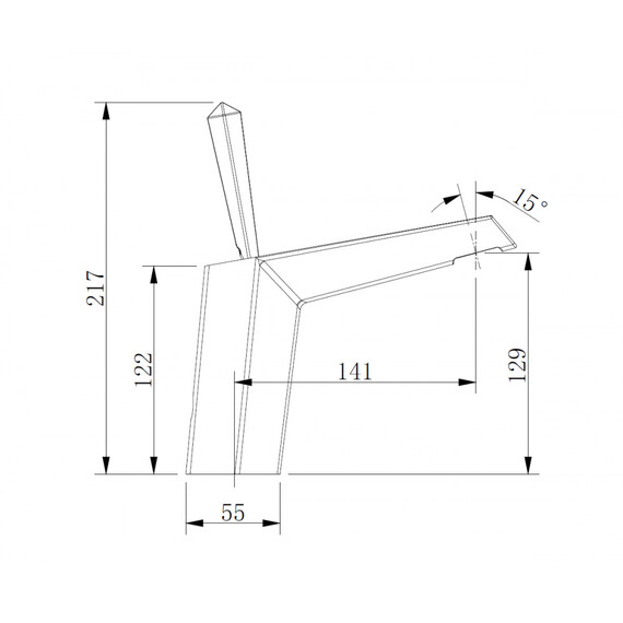 СМЕСИТЕЛЬ ABBER ZEITLOS AF8910B ДЛЯ РАКОВИНЫ, ЧЕРНЫЙ МАТОВЫЙ