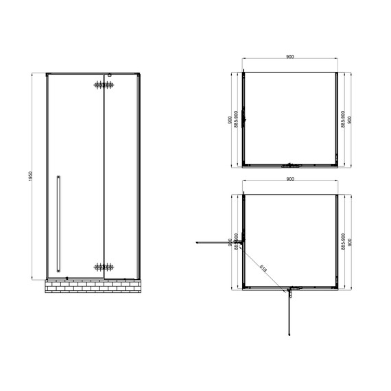 ДУШЕВОЙ УГОЛОК ABBER EINS AG06099B