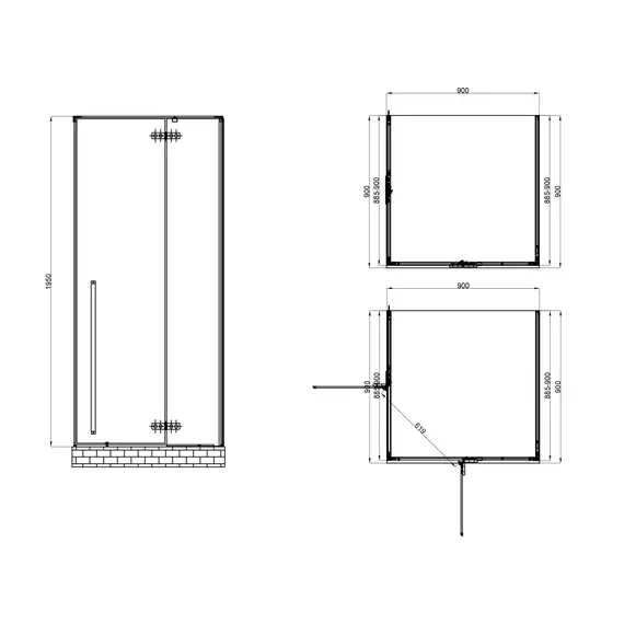 ДУШЕВОЙ УГОЛОК ABBER EINS AG06099B