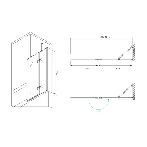 ШТОРКА НА ВАННУ ABBER EWIGES WASSER AG51120