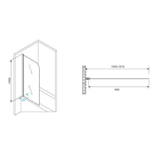 ШТОРКА НА ВАННУ ABBER EWIGES WASSER AG52100