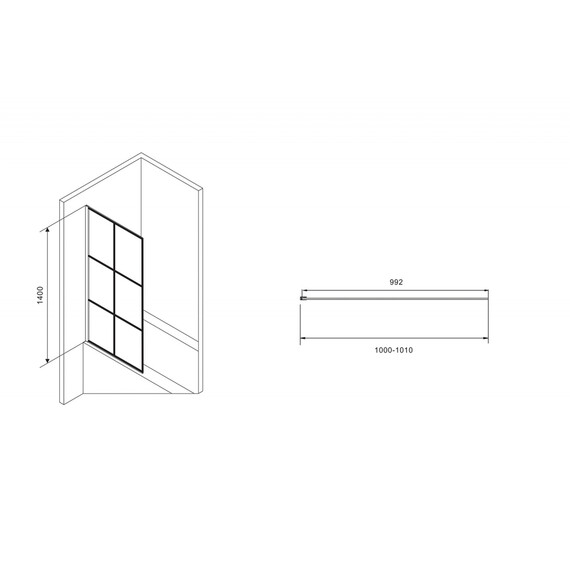 ШТОРКА НА ВАННУ ABBER IMMER OFFEN AG72100B