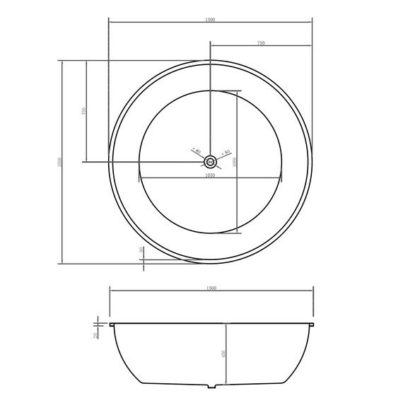 АКРИЛОВАЯ ВАННА ABBER AB9279 БЕЛАЯ