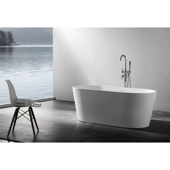 АКРИЛОВАЯ ВАННА ABBER AB9203-1.3 БЕЛАЯ