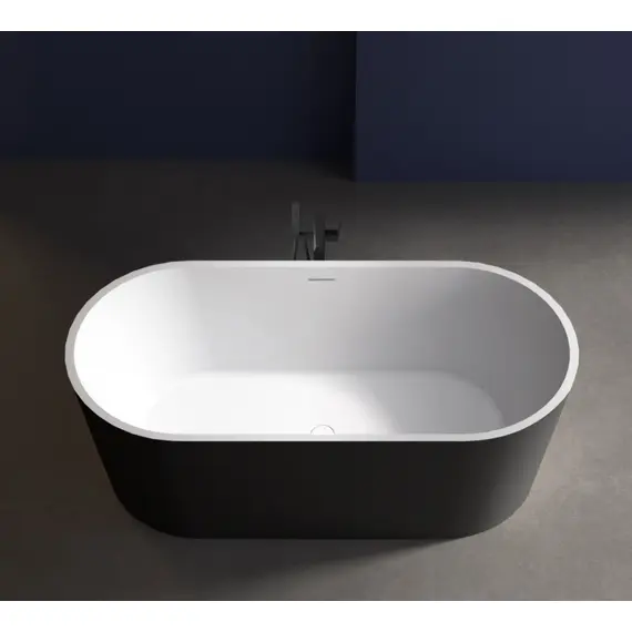 АКРИЛОВАЯ ВАННА ABBER AB9209MB ЧЕРНАЯ МАТОВАЯ